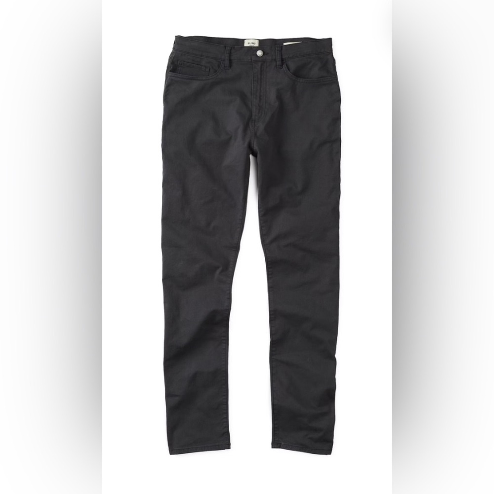 Huckberry Flint‎ & Tinder 365 Straight Fit Washed Black Pant Size 32x32